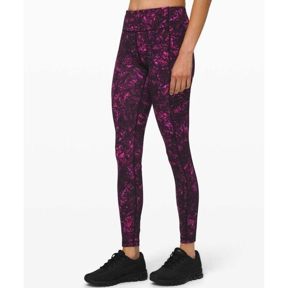 Lululemon Speed Up Tight 28" Full-On Luxtreme Undercurrent Grapealicious Multi - Picture 1 of 15